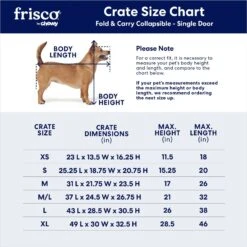 Frisco Heavy Duty Fold & Carry Single Door Collapsible Wire Dog Crate 9 Frisco Heavy Duty Fold & Carry Single Door Collapsible Wire Dog Crate -Paws Joy Outlet Store 109783 PT2. AC SS1800 V1667228771