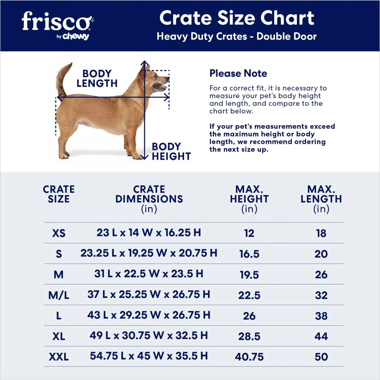 Frisco Heavy Duty Fold & Carry Double Door Collapsible Wire Dog Crate 3 Frisco Heavy Duty Fold & Carry Double Door Collapsible Wire Dog Crate - Image 3