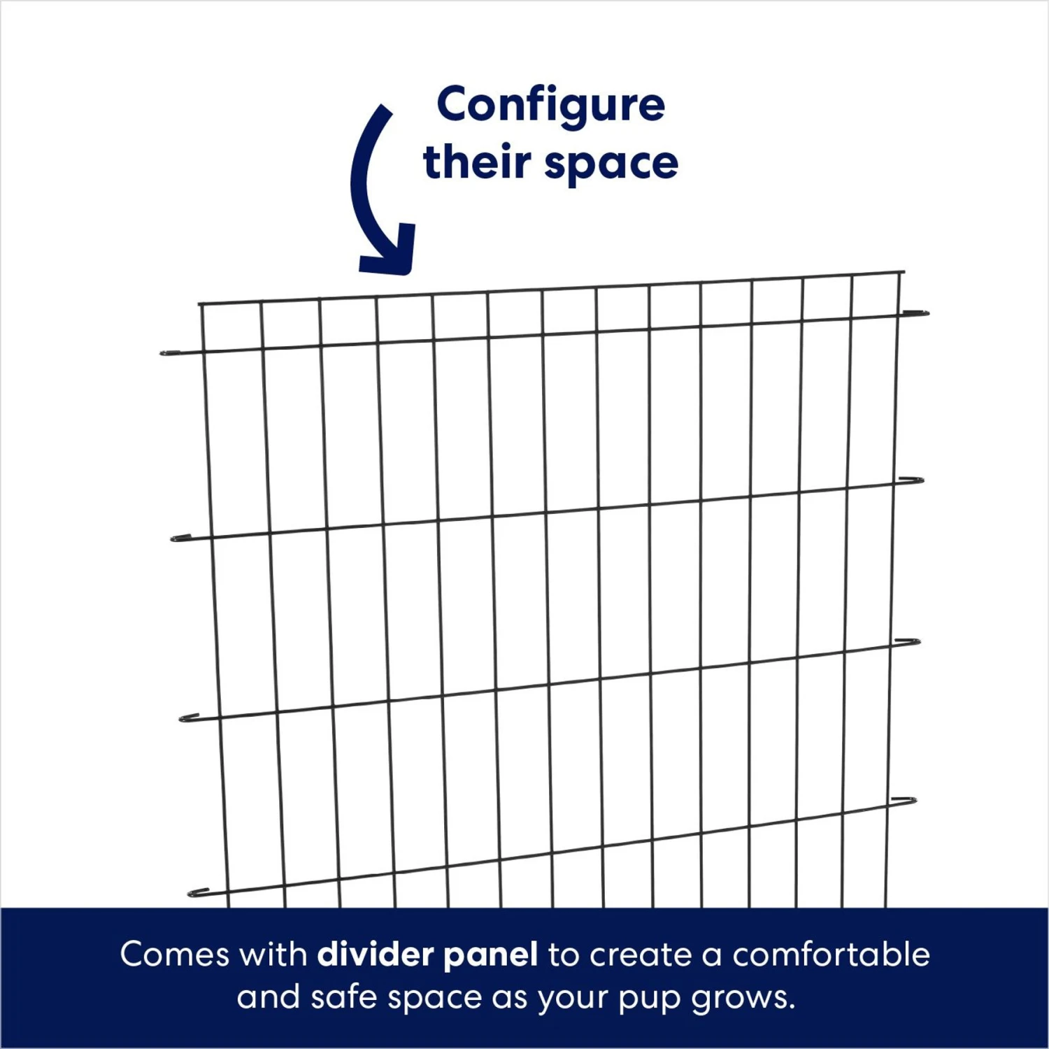 Frisco Heavy Duty Fold & Carry Double Door Collapsible Wire Dog Crate 5 Frisco Heavy Duty Fold & Carry Double Door Collapsible Wire Dog Crate - Image 5