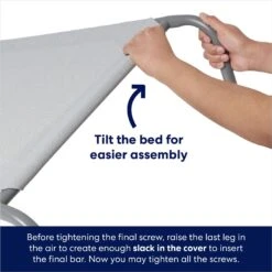 Frisco Steel-Framed Elevated Dog Bed -Paws Joy Outlet Store 112076 PT5. AC SS1800 V1667485003