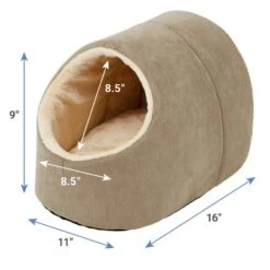Frisco Cave Covered Cat & Dog Bed -Paws Joy Outlet Store 113300 PT3. AC SS1800 V1627581159