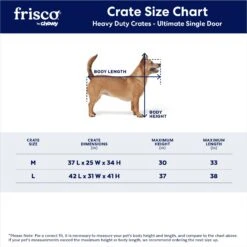Frisco Ultimate Heavy Duty Steel Metal Single Door Dog Crate -Paws Joy Outlet Store 141213 PT2. AC SS1800 V1667229026