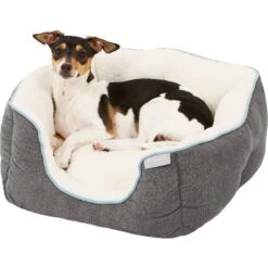 Frisco Square Deep Bolster Dog Bed -Paws Joy Outlet Store 144830 PT4. AC SS1800 V1578443219