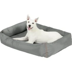 Frisco Rectangular Bolster Dog Bed W/Removable Cover, Dark Gray 8 Frisco Rectangular Bolster Dog Bed W/Removable Cover, Dark Gray -Paws Joy Outlet Store 144865 PT4. AC SS1800 V1578443251