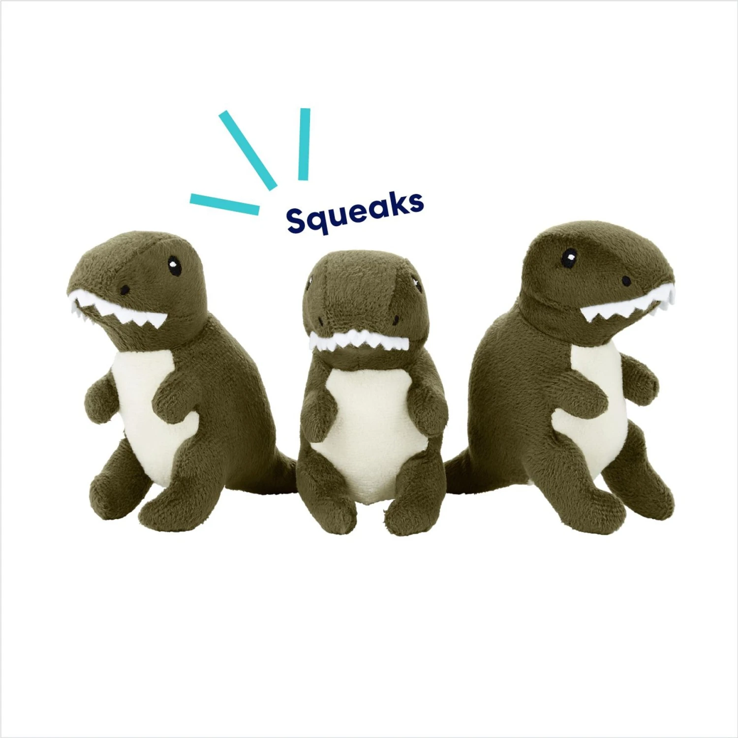 Frisco Volcano Hide & Seek Puzzle Plush Squeaky Dog Toy Refills, 3 Count 3 Frisco Volcano Hide & Seek Puzzle Plush Squeaky Dog Toy Refills, 3 Count - Image 3