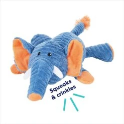 Frisco Corduroy Plush Squeaking Elephant Dog Toy -Paws Joy Outlet Store 152830 PT2. AC SS1800 V1692020083