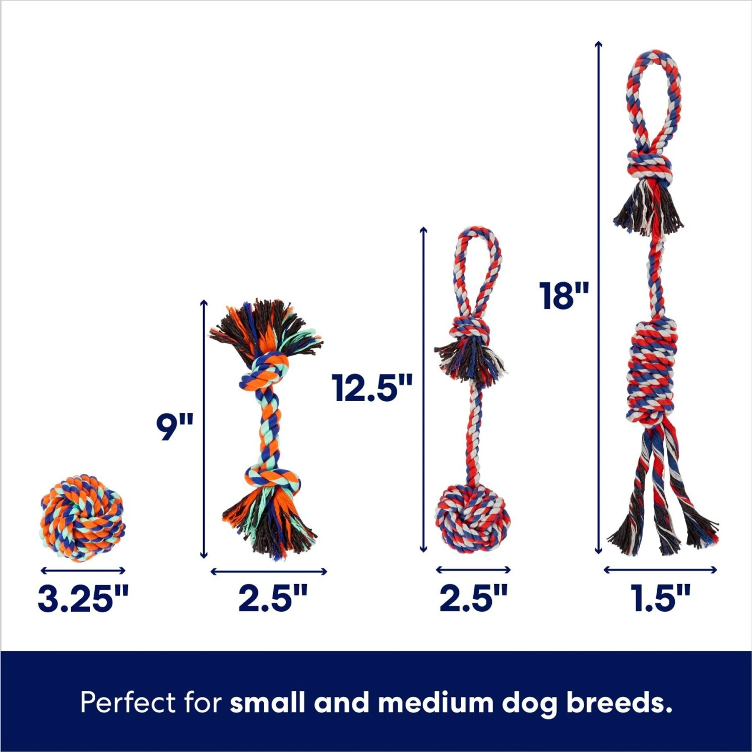 Frisco Rope Multipack Dog Toy 2 Frisco Rope Multipack Dog Toy - Image 2