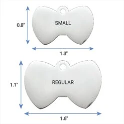 Frisco Stainless Steel Personalized Dog & Cat ID Tag, Bow Tie -Paws Joy Outlet Store 152997 PT6. AC SS1800 V1540562105