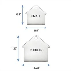 Frisco Stainless Steel Personalized Dog ID Tag, Dog House -Paws Joy Outlet Store 153000 PT6. AC SS1800 V1541090216