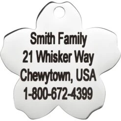 Frisco Stainless Steel Personalized Dog & Cat ID Tag, Flower -Paws Joy Outlet Store 153002 PT3. AC SS1800 V1548964703