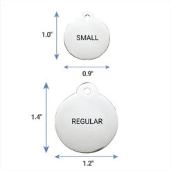 Frisco Stainless Steel Personalized Dog & Cat ID Tag, Paw Print -Paws Joy Outlet Store 153057 PT6. AC SS1800 V1541090224