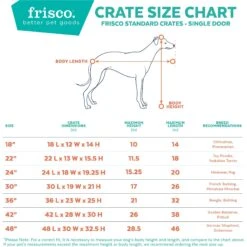 Frisco Fold & Carry Single Door Collapsible Wire Dog Crate -Paws Joy Outlet Store 160808 PT2. AC SS1800 V1568641021