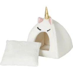 Frisco Novelty Unicorn Covered Cat & Dog Bed -Paws Joy Outlet Store 165337 PT2. AC SS1800 V1568211478