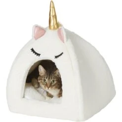 Frisco Novelty Unicorn Covered Cat & Dog Bed -Paws Joy Outlet Store 165337 PT5. AC SS1800 V1578443452