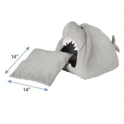 Frisco Novelty Shark Covered Cat & Dog Bed -Paws Joy Outlet Store 165339 PT4. AC SS1800 V1627578397