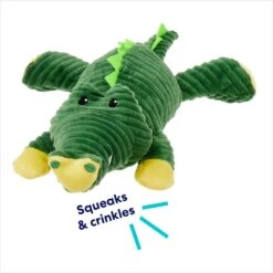 Frisco Alligator Corduroy Plush Squeaky Dog Toy -Paws Joy Outlet Store 174705 PT2. AC SS1800 V1686579681