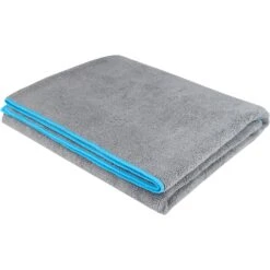 Frisco Microfiber Dog & Cat Bath Towel, Gray, 44-inch