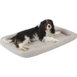 Frisco Gray Basket Weave Dog Crate Mat -Paws Joy Outlet Store 210233 PT2. AC SS1800 V1657656293