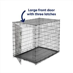 Frisco Heavy Duty Single Door Wire Dog Crate -Paws Joy Outlet Store 210677 PT3. AC SS1800 V1667229022