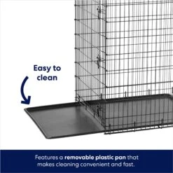 Frisco Heavy Duty Single Door Wire Dog Crate -Paws Joy Outlet Store 210677 PT5. AC SS1800 V1667228660