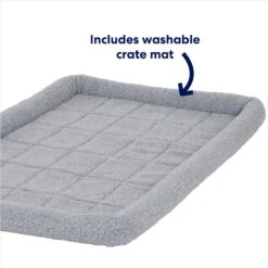 Frisco Fold & Carry Double Door Collapsible Wire Dog Crate & Mat Kit -Paws Joy Outlet Store 212633 PT3. AC SS1800 V1674157582