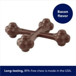 Frisco Bacon Flavor Tough Nylon Dog Chew Toy -Paws Joy Outlet Store 213430 PT2. AC SS1800 V1691783910