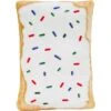 Frisco Frosted Pastry Stuffing-Free Flat Plush Squeaky Dog Toy