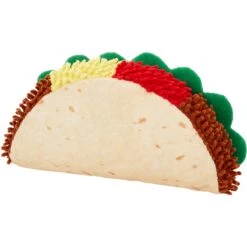 Frisco Taco Plush Squeaky Dog Toy