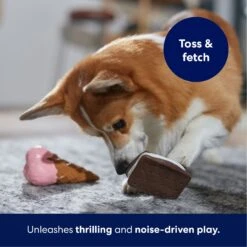 Frisco Ice Cream Sandwich & Ice Cream Cone Latex Squeaky Dog Toy -Paws Joy Outlet Store 213840 PT3. AC SS1800 V1695242030