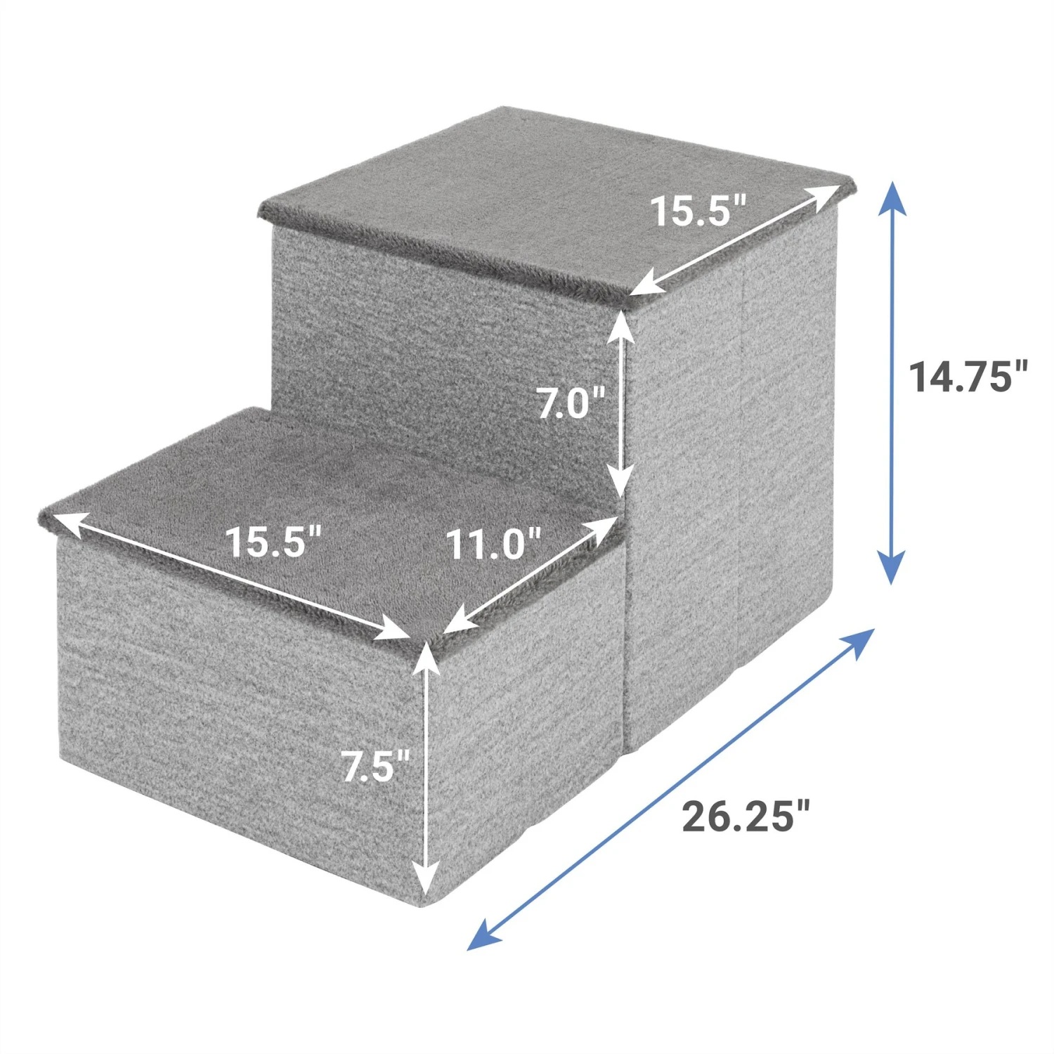 Frisco Collapsible Cat & Dog Stairs & Storage 2 Frisco Collapsible Cat & Dog Stairs & Storage - Image 2