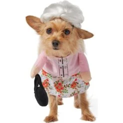 Frisco Front Walking Granny Dog & Cat Costume -Paws Joy Outlet Store 215577 PT4. AC SS1800 V1625077372