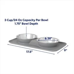 Frisco Heavy Duty Non-Skid Silicone Diner -Paws Joy Outlet Store 215979 PT1. AC SS1800 V1692728307