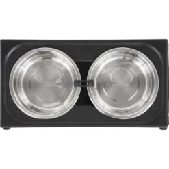 Frisco Stainless Steel Bowls With Adjustable Elevated Holder -Paws Joy Outlet Store 216015 PT3. AC SS1800 V1591020388