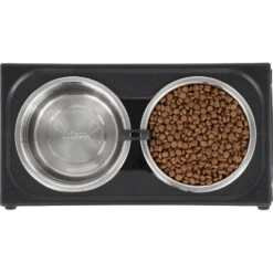 Frisco Stainless Steel Bowls With Adjustable Elevated Holder -Paws Joy Outlet Store 216015 PT4. AC SS1800 V1591020390