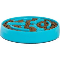 Frisco Bone Shaped Ridges Slow Feed Bowl 9 Frisco Bone Shaped Ridges Slow Feed Bowl -Paws Joy Outlet Store 216041 PT3. AC SS1800 V1591020674