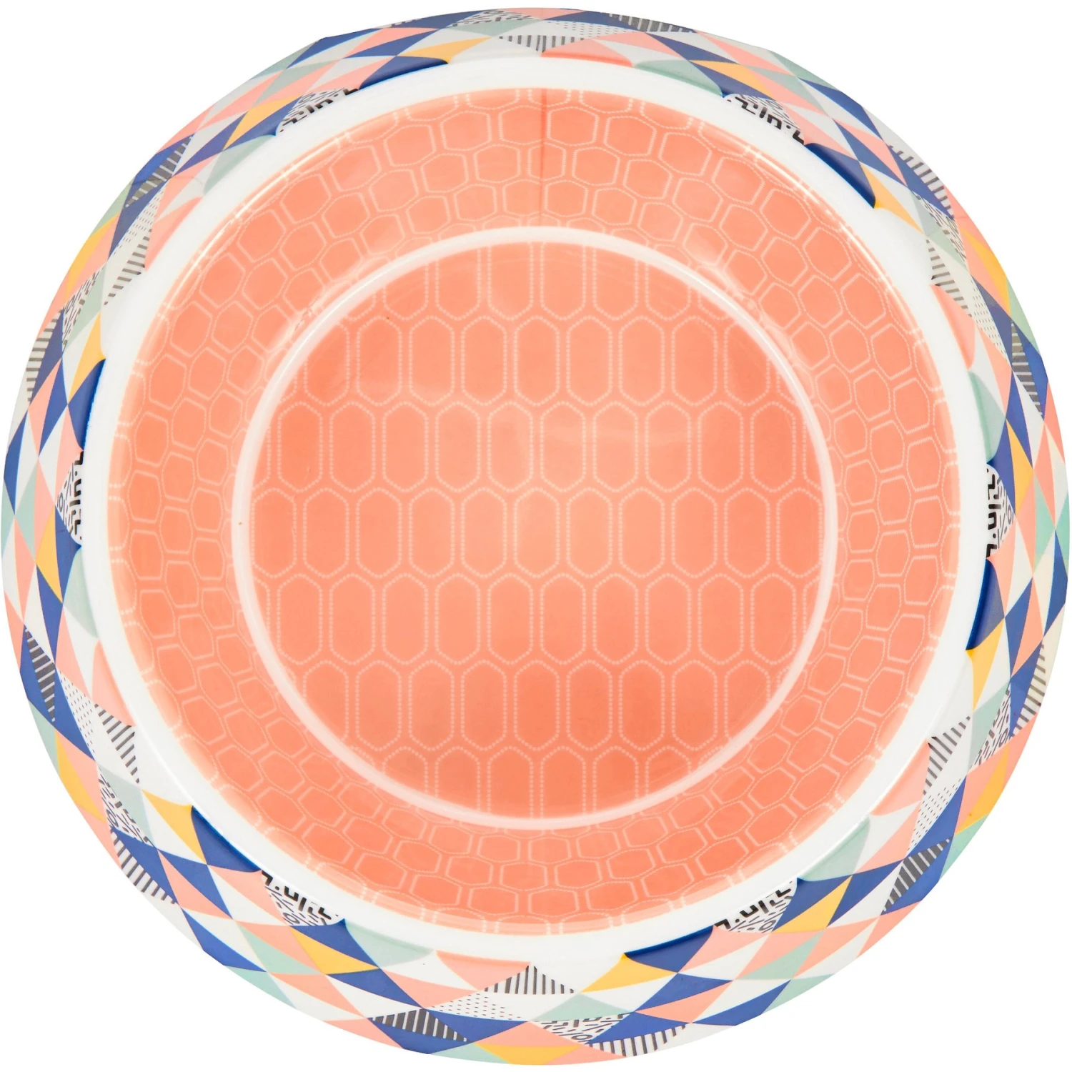 Frisco Colorful Geometric Melamine Bowl 4 Frisco Colorful Geometric Melamine Bowl - Image 4