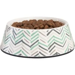 Frisco Chevron Brushed Melamine Bowl -Paws Joy Outlet Store 216059 PT2. AC SS1800 V1591020984