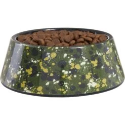 Frisco Camo Paint Splashed Melamine Bowl -Paws Joy Outlet Store 216066 PT2. AC SS1800 V1591021011