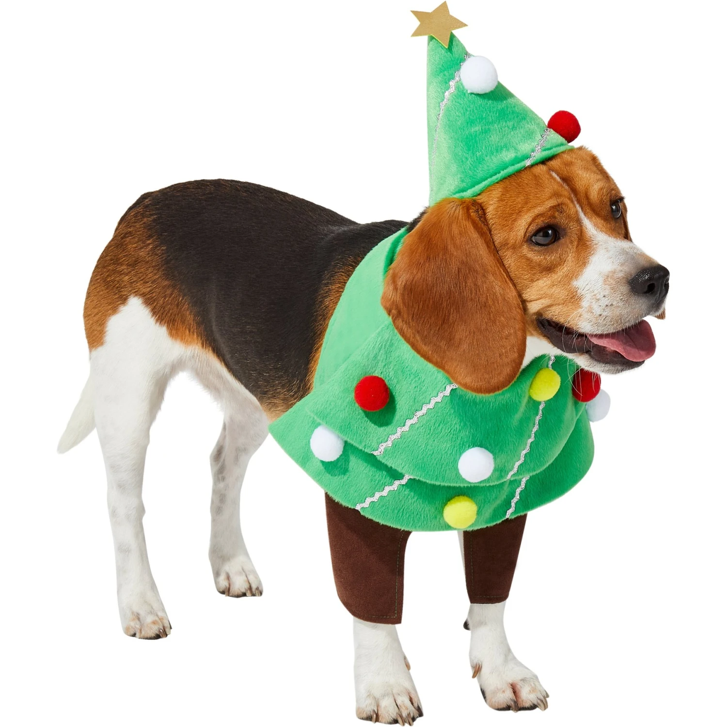 Frisco Front Walking Christmas Tree Dog & Cat Costume 3 Frisco Front Walking Christmas Tree Dog & Cat Costume - Image 3
