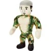 Frisco Retro Camo Hero Muscle Plush Squeaky Dog Toy