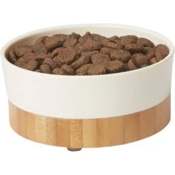 Frisco Melamine Dog & Cat Bowl With Bamboo Base -Paws Joy Outlet Store 232065 PT3. AC SS1800 V1608595365