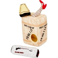 Frisco Holiday Fragile Box Hide & Seek Puzzle Plush Squeaky Dog Toy -Paws Joy Outlet Store 233274 PT3. AC SS1800 V1600882257