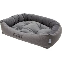 Frisco Rectangular Personalized Bolster Dog Bed W/Removable Cover -Paws Joy Outlet Store 234946 PT2. AC SS1800 V1600211767