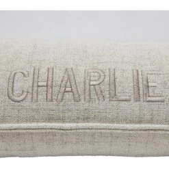 Frisco Orthopedic Personalized Bolster Dog Bed W/Removable Cover, Light Gray -Paws Joy Outlet Store 234952 PT4. AC SS1800 V1604528532