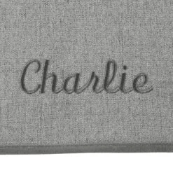 Frisco Faux Linen Personalized Dog & Cat Blanket -Paws Joy Outlet Store 234954 PT6. AC SS1800 V1597844460