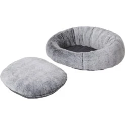 Frisco Plush Camel Back Donut Bolster Cat & Dog Bed -Paws Joy Outlet Store 235028 PT5. AC SS1800 V1600389402
