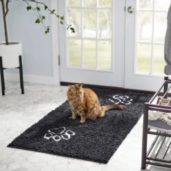 Frisco Microfiber Chenille Paw Print Doormat Runner -Paws Joy Outlet Store 235889 PT4. AC SS1800 V1606833824