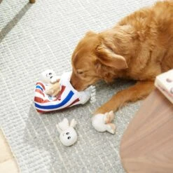 Frisco Zoomies & Chill Popcorn Hide & Seek Puzzle Plush Squeaky Dog Toy -Paws Joy Outlet Store 241679 PT6. AC SS1800 V1610756768