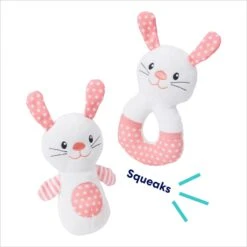 Frisco Bunny Plush Squeaky Puppy Toy -Paws Joy Outlet Store 245916 PT2. AC SS1800 V1695760956