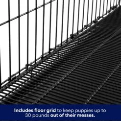 Frisco Heavy Duty All-in-1 Multi-Stage 3 Door Collapsible Wire Dog Crate -Paws Joy Outlet Store 247915 PT3. AC SS1800 V1609194742